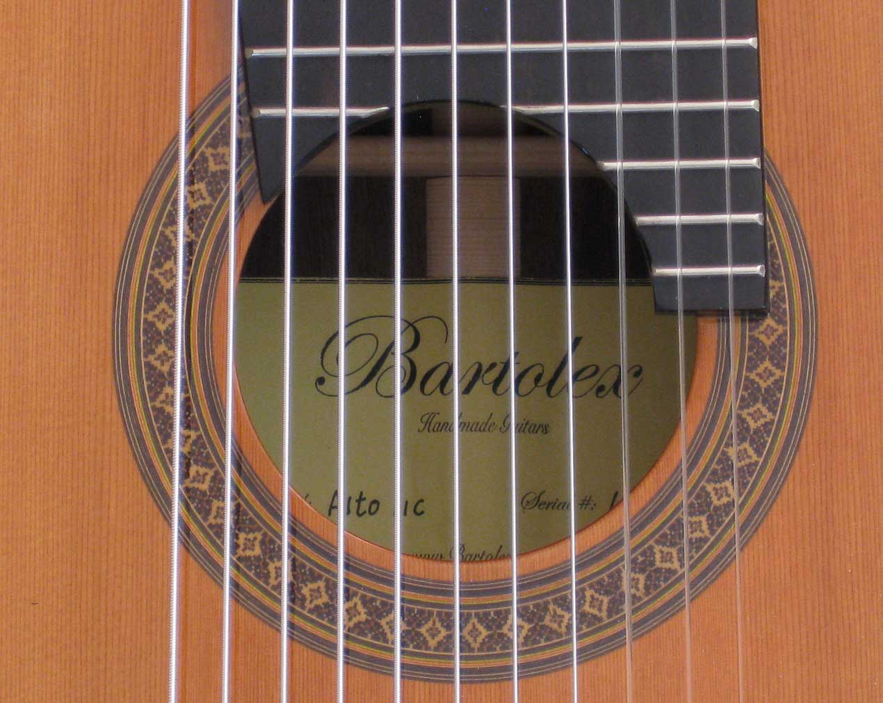 NEW Bartolex Alto 11-String Classical Harp Guitar [Cedar / Indian Rosewood]