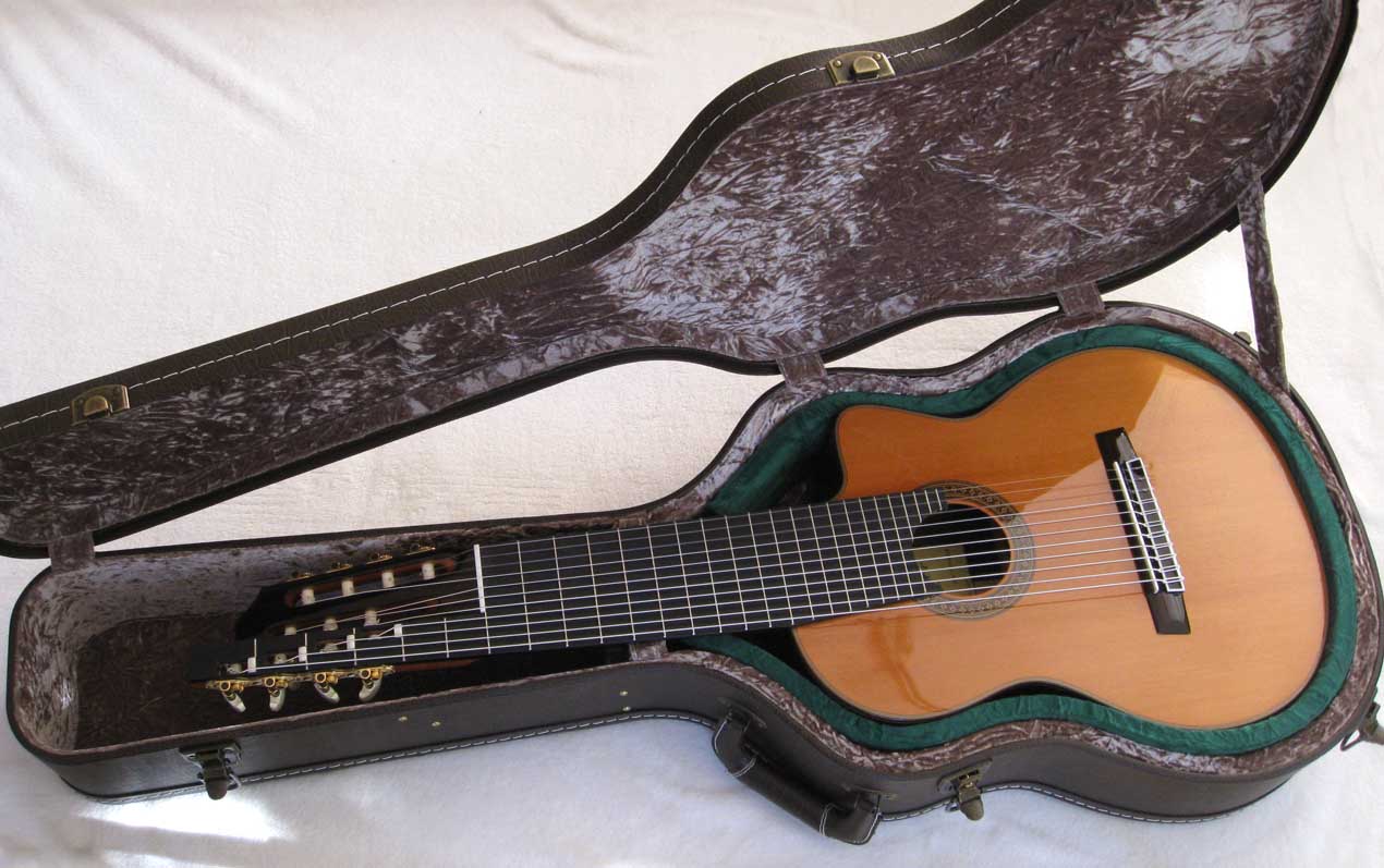 NEW Bartolex Alto 11-String Classical Harp Guitar [Cedar / Indian Rosewood]
