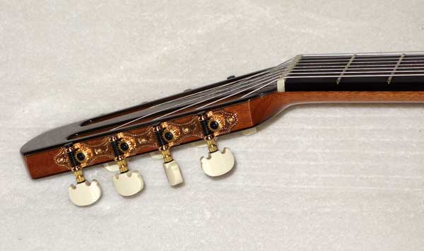 Milagro MRC8 8-String Classical Harp Guitar w/ Case, Cedar Top