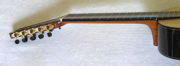 MILAGRO MRS10 10-String Classical Harp Guitar, Spruce Top, w/ Hardshell Case