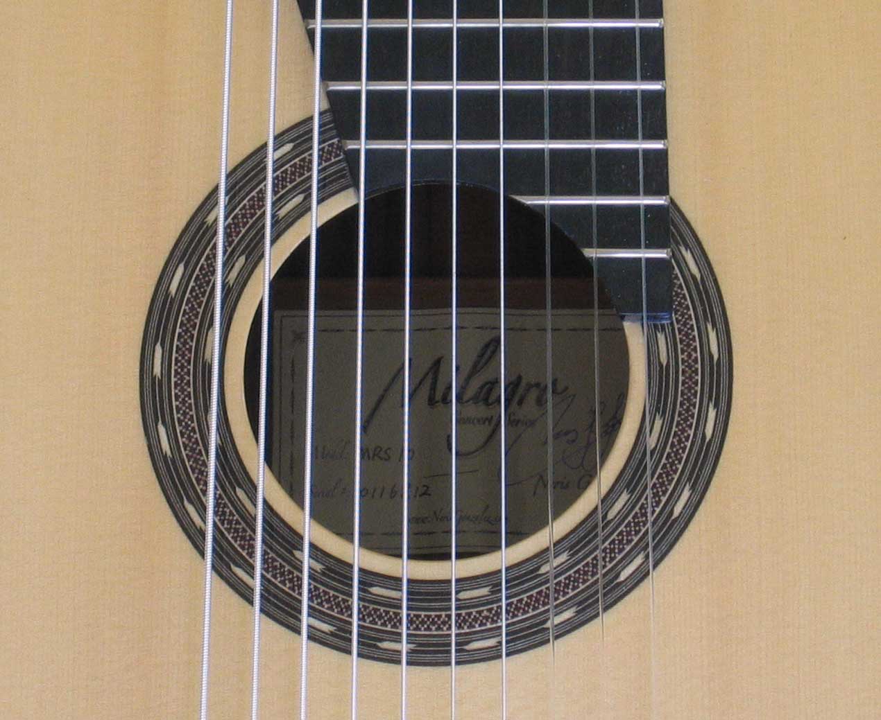 NEW MILAGRO MRS10 10-String Classical Harp Guitar [Spruce/Indian Rosewood]