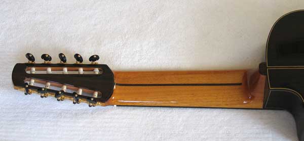 BARTOLEX SPS10CEL 10-String Harp Guitar, Spruce Top, Sound Port, Fishman Presys Pickup + Case