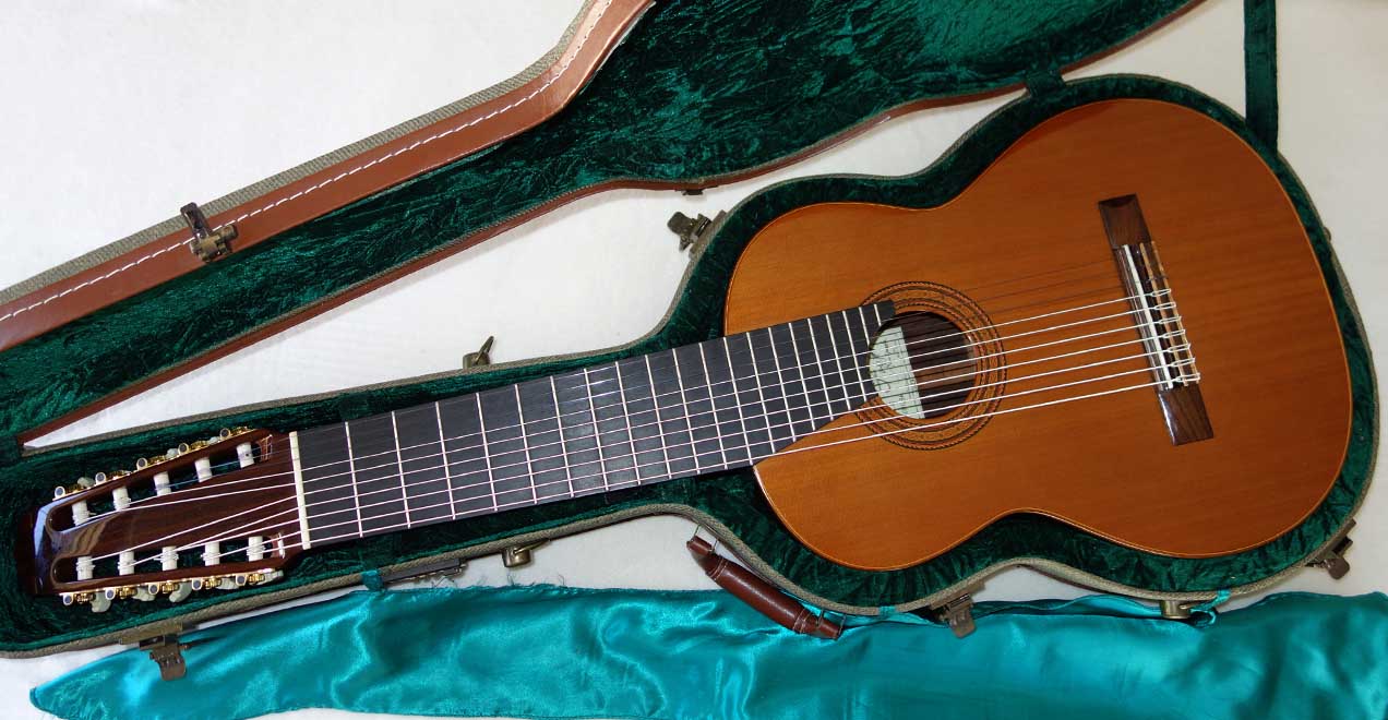 2013 Milagro MRS10 Concert 10-String Classical Harp Guitar, All-Solid Woods Cedar/Rosewood w/Case!!!