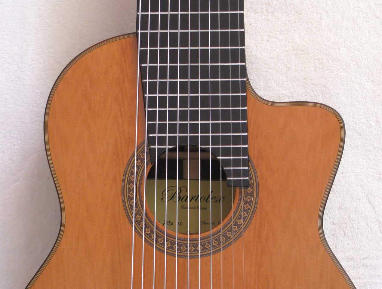 NEW Bartolex Alto 11-String Classical Harp Guitar [Cedar / Indian Rosewood]