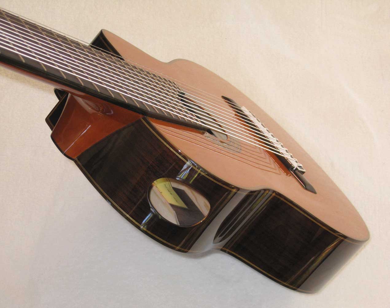 NEW Bartolex Alto 11-String Classical Harp Guitar [Cedar / Indian Rosewood]