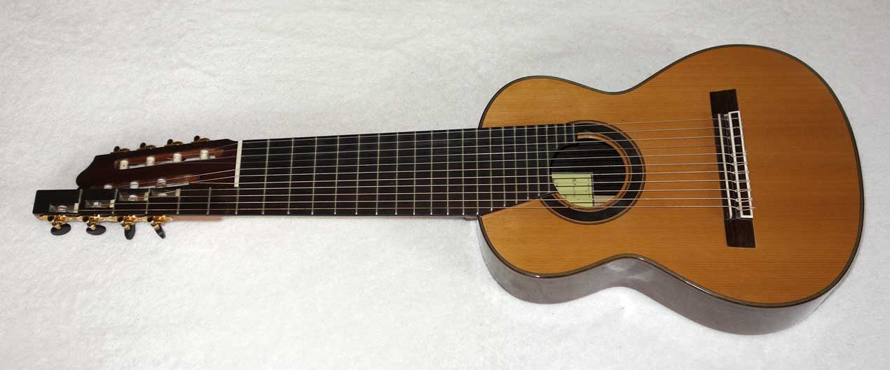 Bartolex Alto 11-String Classical Harp Guitar [Cedar / Indian Rosewood]