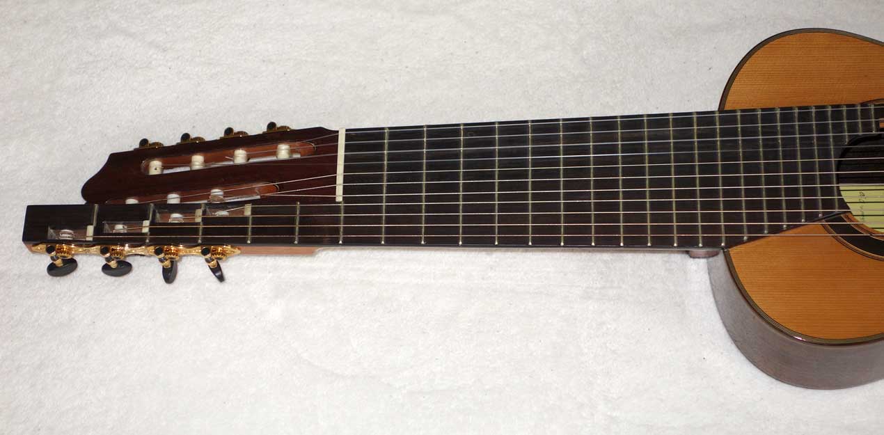 Bartolex Alto 11-String Classical Harp Guitar [Cedar / Indian Rosewood]