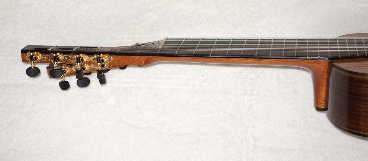 Bartolex Alto 11-String Classical Harp Guitar [Cedar / Indian Rosewood]