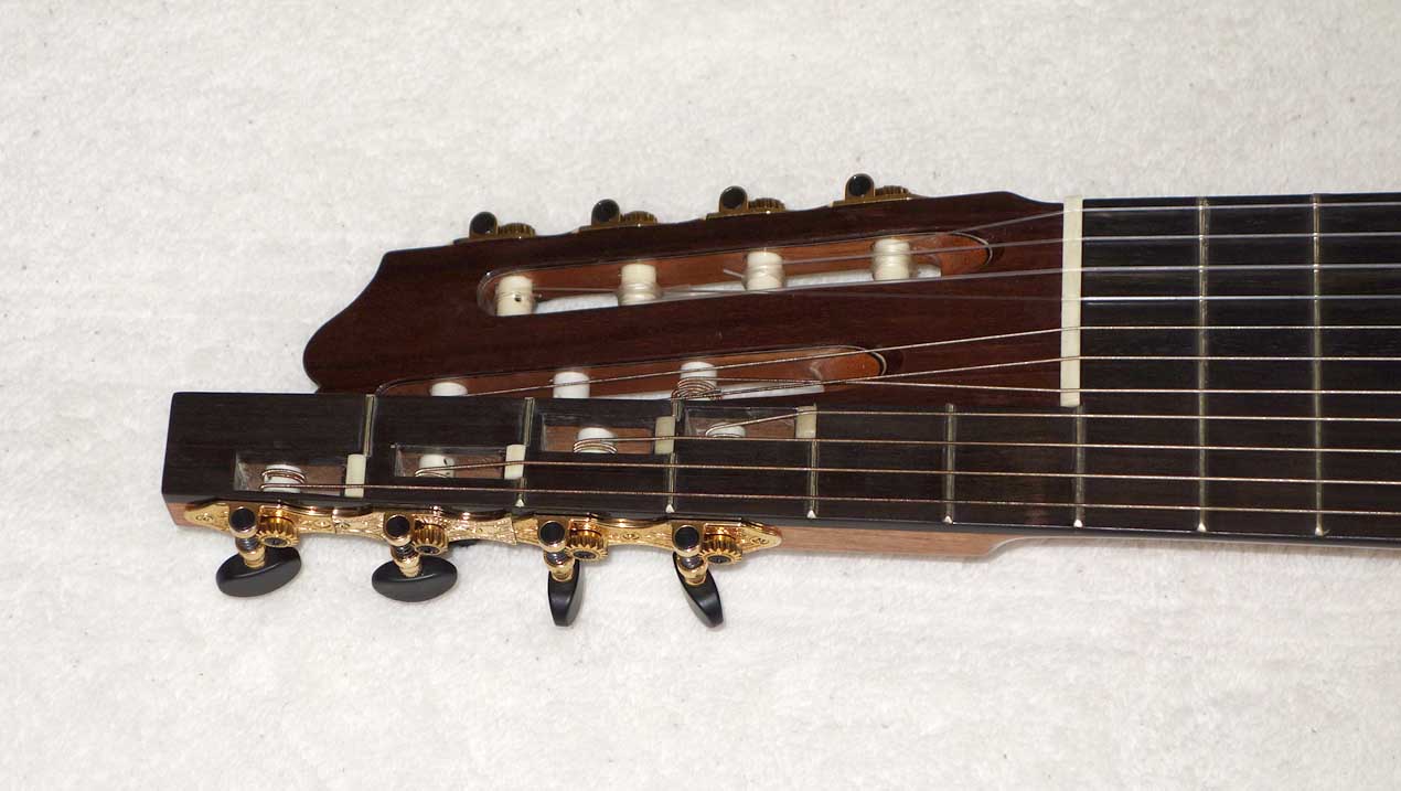 Bartolex Alto 11-String Classical Harp Guitar [Cedar / Indian Rosewood]