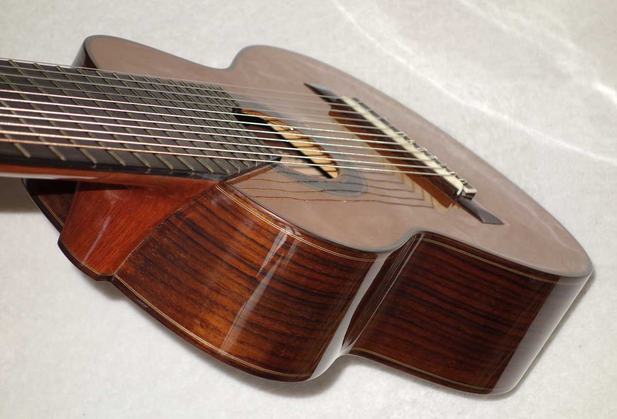 Bartolex Alto 11-String Classical Harp Guitar [Cedar / Indian Rosewood]