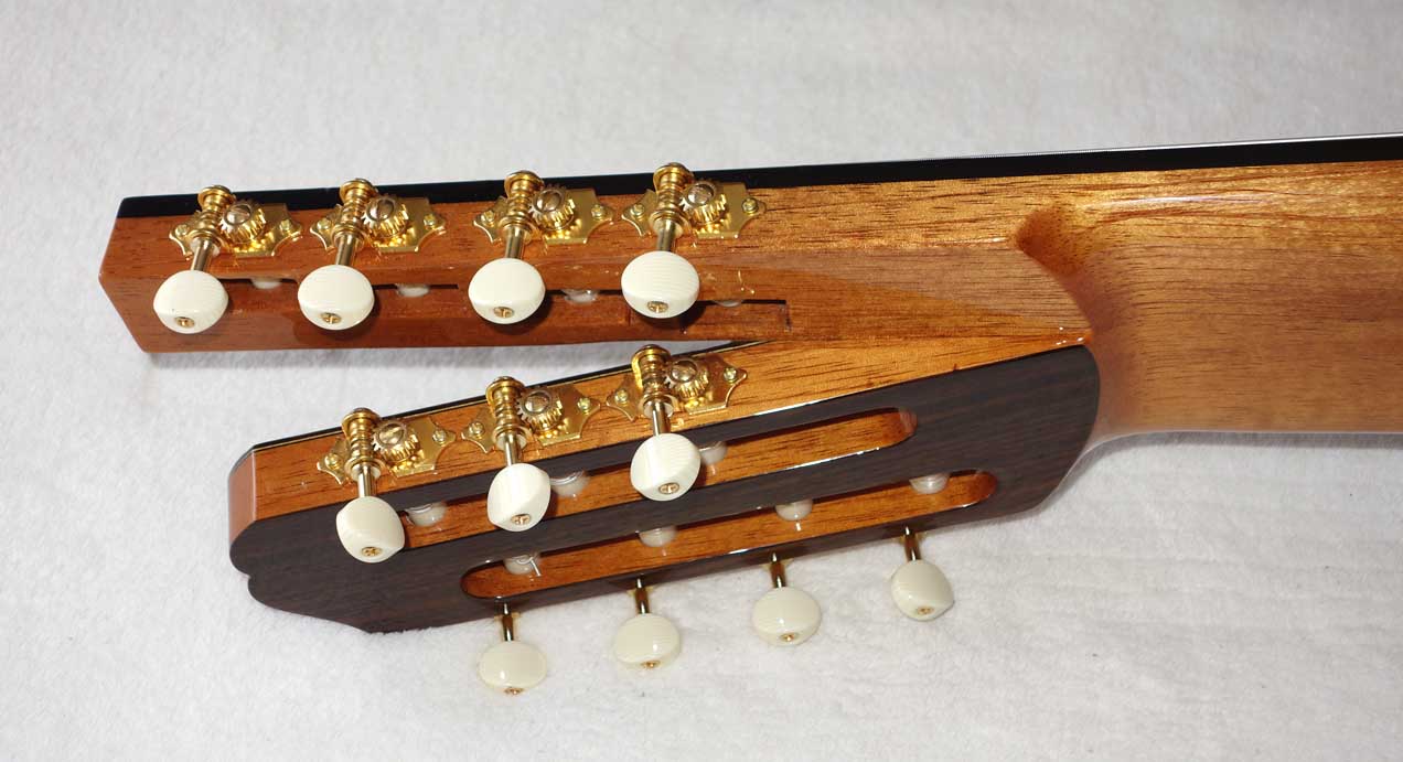 New MILAGRO Master Alto 11-S / Spruce Top / 11-String Classical Harp Guitar w/Case, All Solid Tonewoods