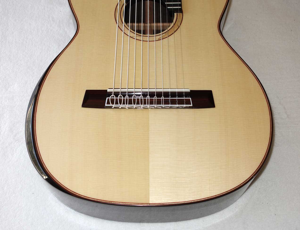 New MILAGRO Master Alto 11-S / Spruce Top / 11-String Classical Harp Guitar w/Case, All Solid Tonewoods