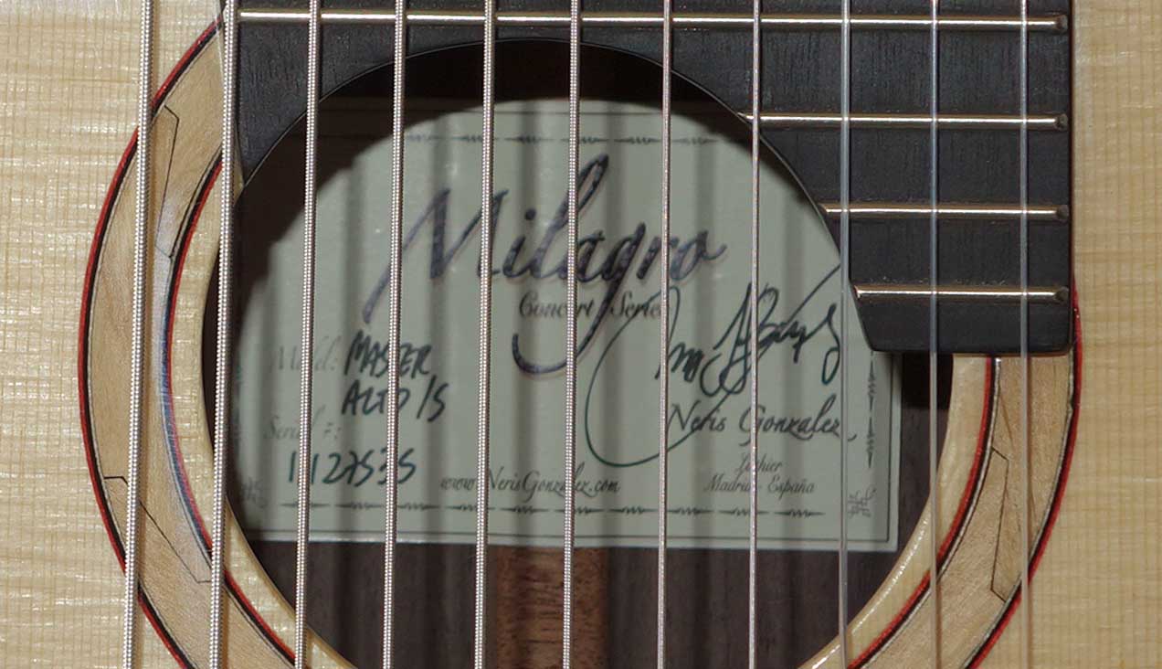 New MILAGRO Master Alto 11-S / Spruce Top / 11-String Classical Harp Guitar w/Case, All Solid Tonewoods