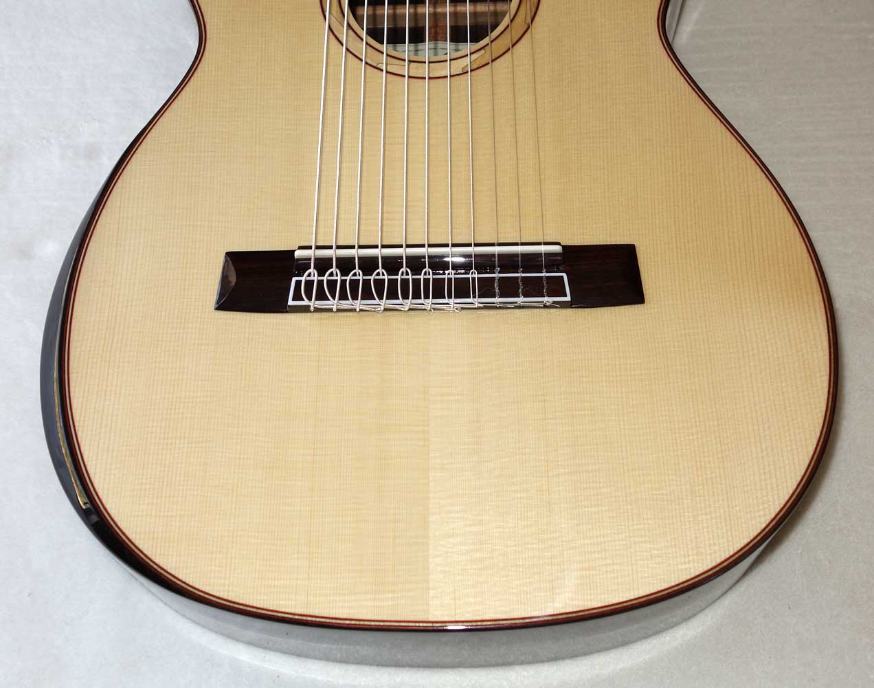 New MILAGRO Master Alto 11-S / Spruce Top / 11-String Classical Harp Guitar w/Case, All Solid Tonewoods #7536