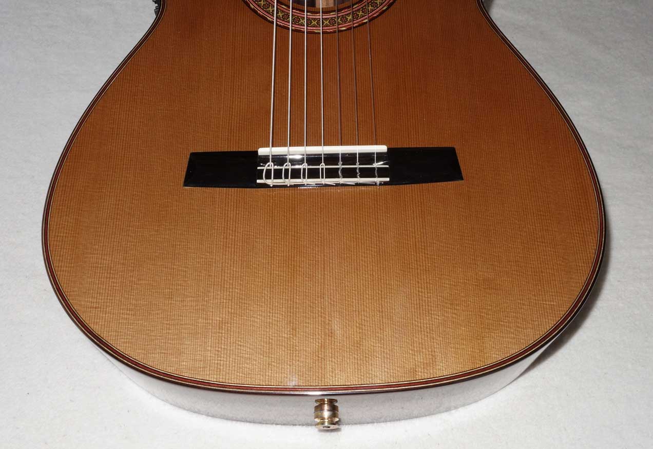 NEW Milagro Custom 7EL 7-String Classical Harp Guitar, Fishman Presys Pickup, Elevated Fingerboard, w/Hardshell Case