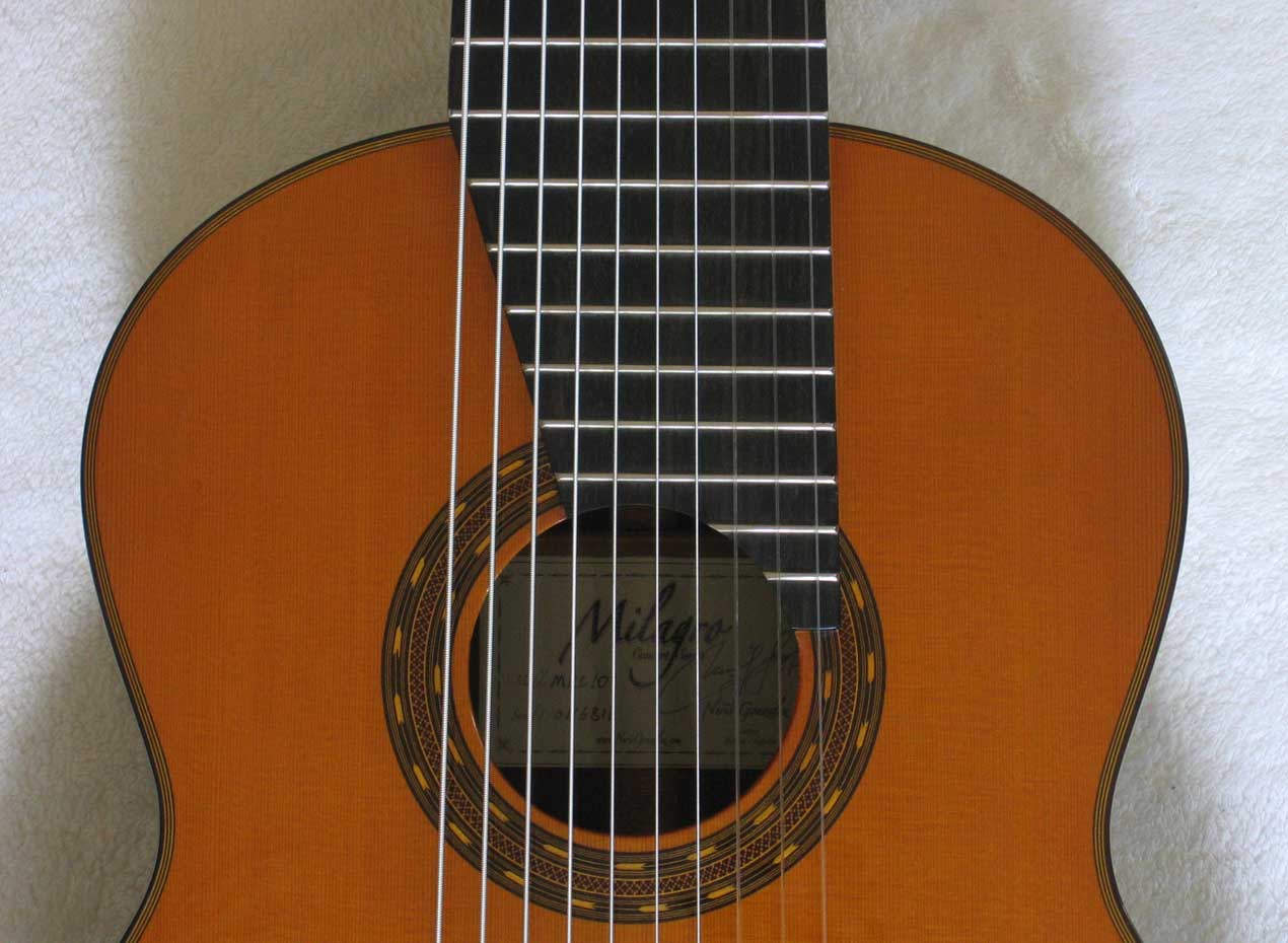 NEW MILAGRO MRC10 10-String Classical Harp Guitar [Cedar/Indian Rosewood]
