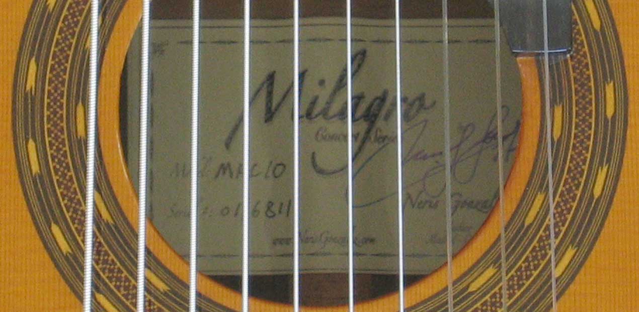 NEW MILAGRO MRC10 10-String Classical Harp Guitar [Cedar/Indian Rosewood]
