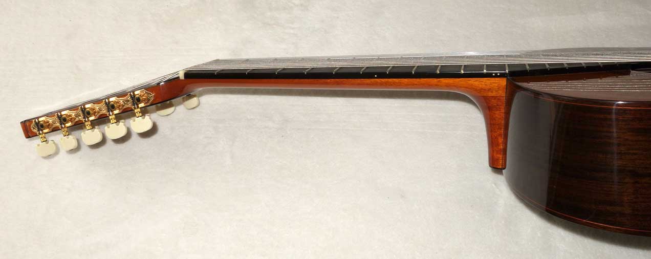Milagro MRC10 Concert 10-String Classical Harp Guitar, Cedar Top w/Hardshell Case