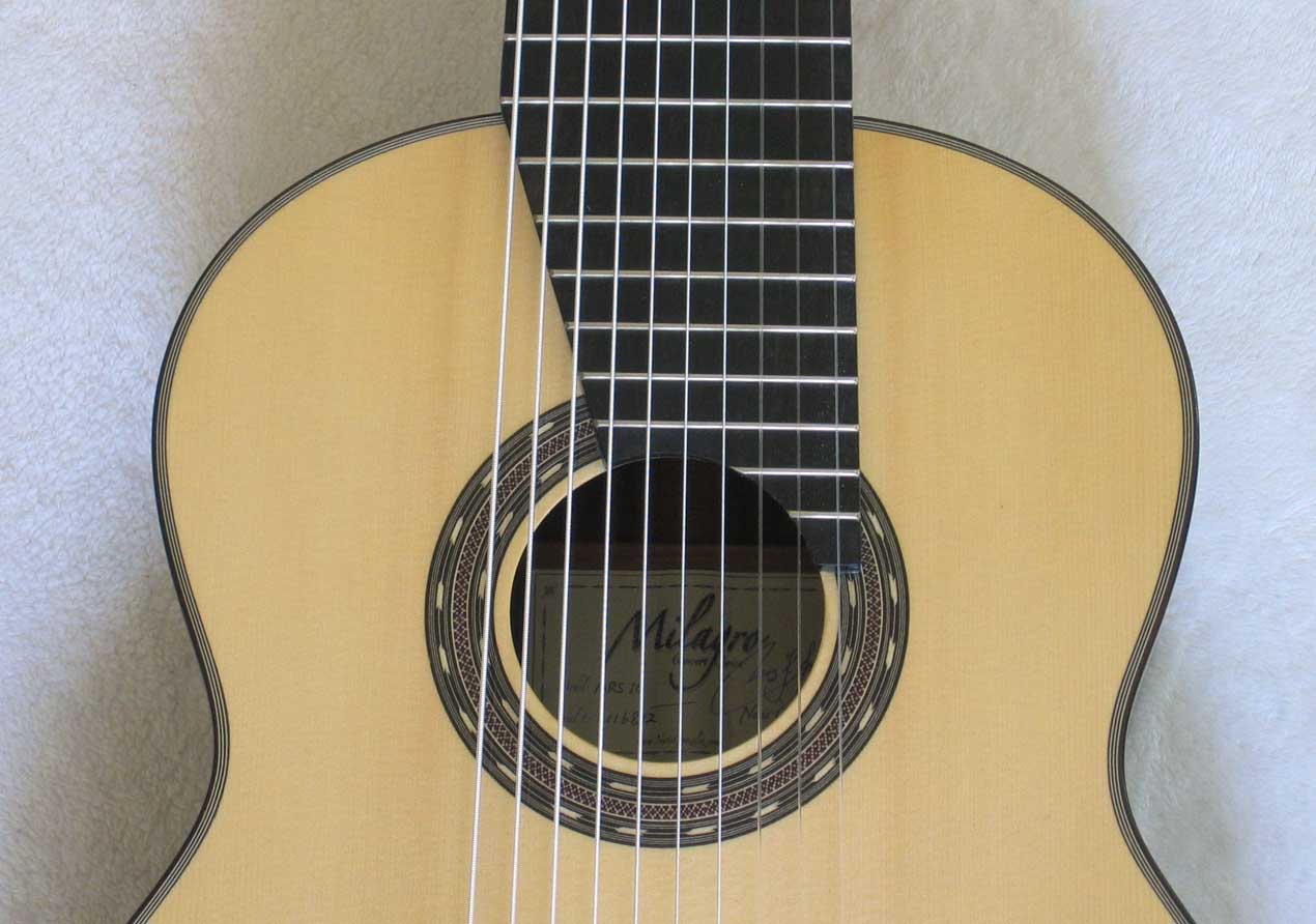 NEW MILAGRO MRS10 10-String Classical Harp Guitar [Spruce/Indian Rosewood]