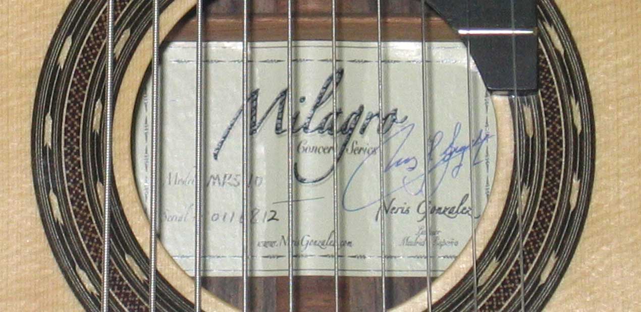 NEW MILAGRO MRS10 10-String Classical Harp Guitar [Spruce/Indian Rosewood]