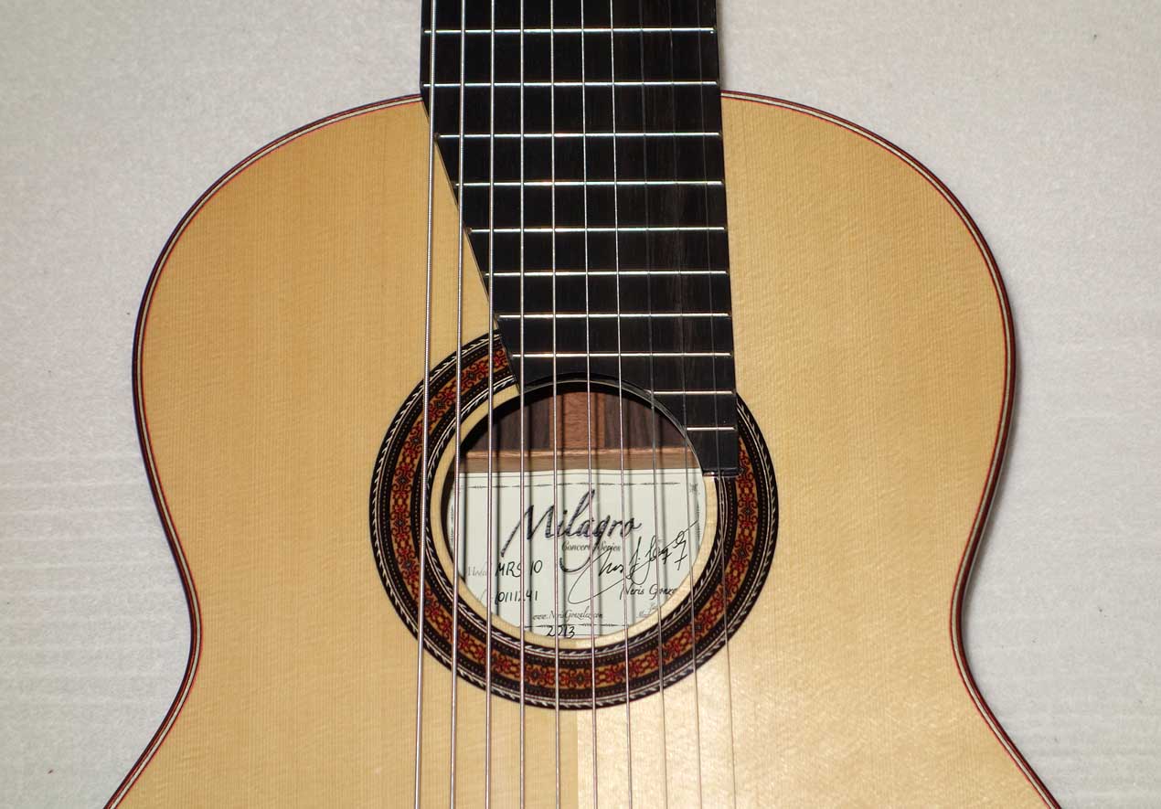 MILAGRO MRS10 10-String Classical Harp Guitar w/ Case
