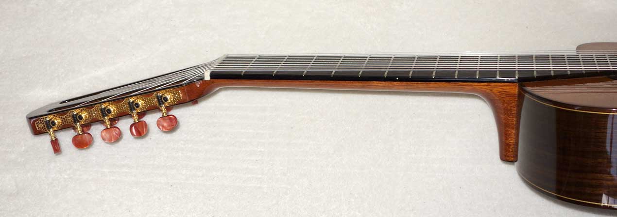 NEW Bartolex SLC10CEL 10-String Classical Harp Guitar w/Case, [Cutaway / Fishman Presys Pickup]