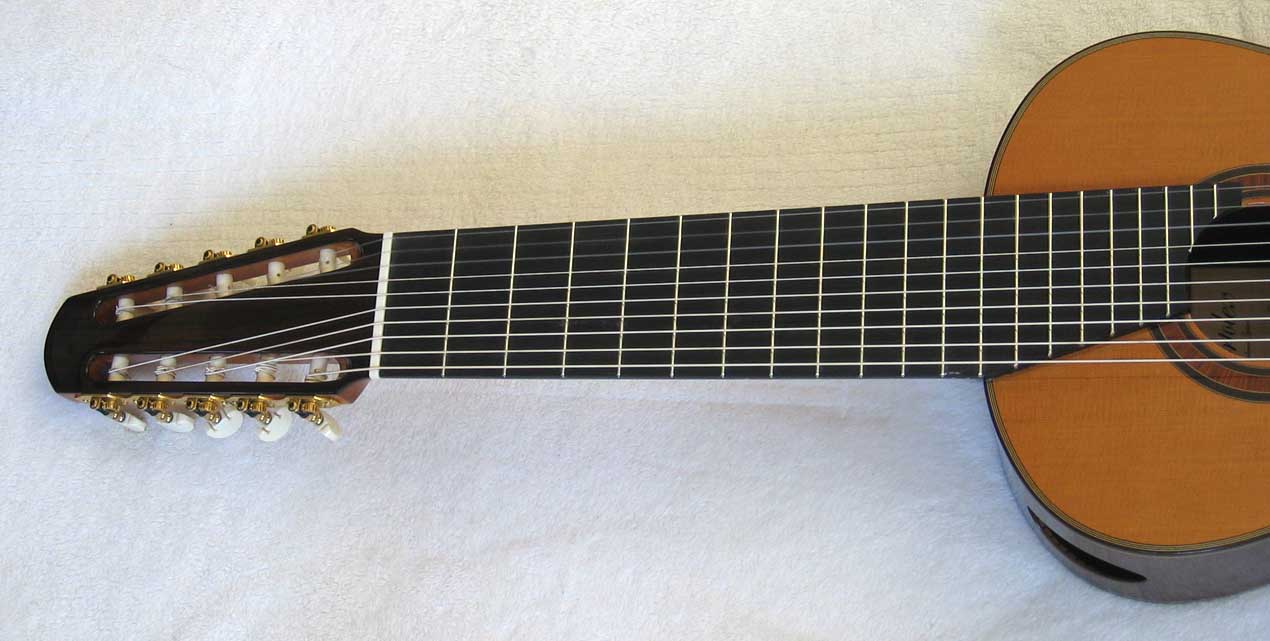 NEW Bartolex SPC10 10-String Classical Harp Guitar [Cedar/Indian Rosewood] w/Sound Port