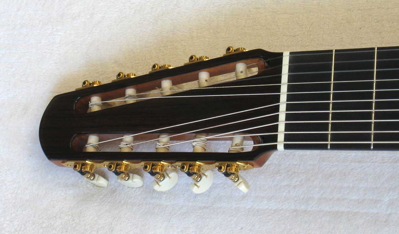 NEW Bartolex SPC10 10-String Classical Harp Guitar [Cedar/Indian Rosewood] w/Sound Port