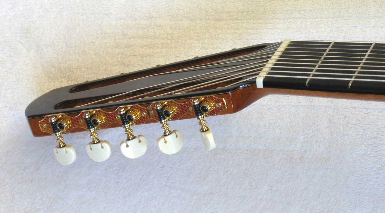 NEW Bartolex SPC10 10-String Classical Harp Guitar [Cedar/Indian Rosewood] w/Sound Port