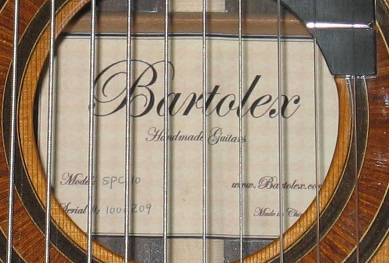 NEW Bartolex SPC10 10-String Classical Harp Guitar [Cedar/Indian Rosewood] w/Sound Port