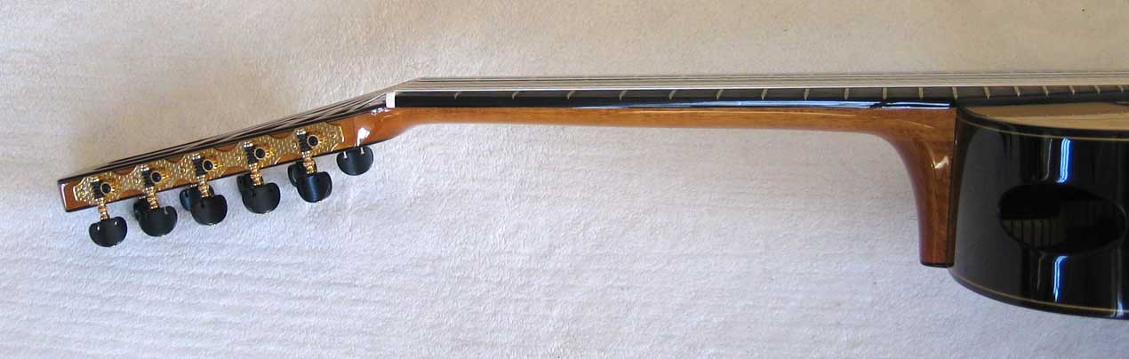 BARTOLEX SPS10CEL Classical Harp Guitar, Spruce Top, Spund Port, Fishman Presys PU + Case