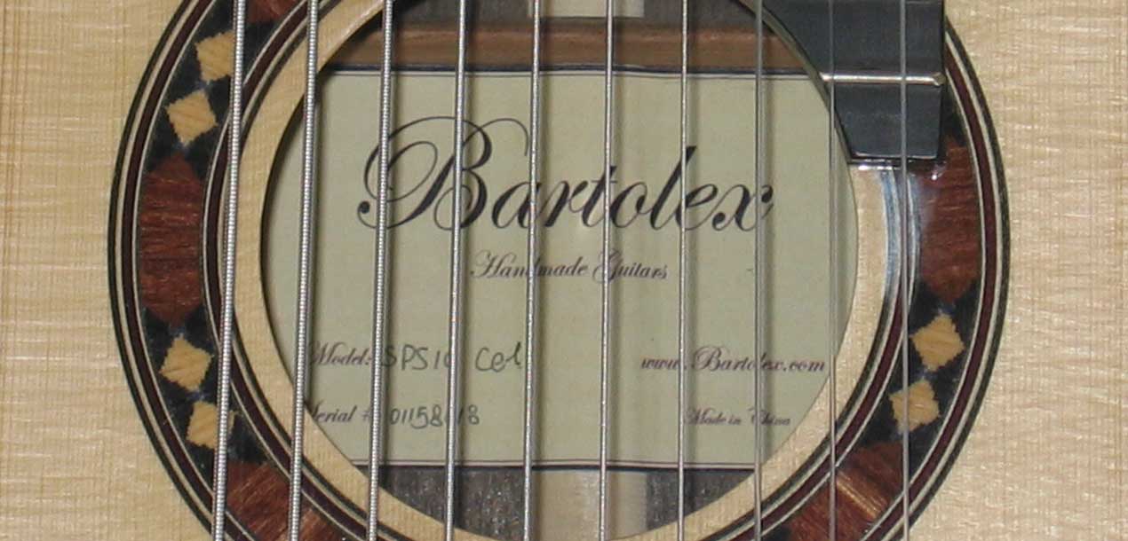 BARTOLEX SPS10CEL Classical Harp Guitar, Spruce Top, Spund Port, Fishman Presys PU + Case