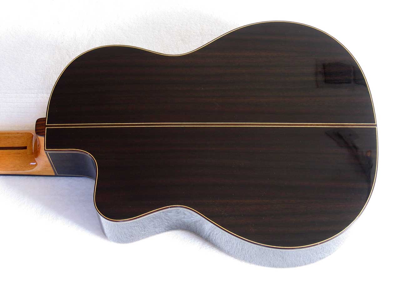 BARTOLEX SPSA8FCEL Classical Harp Guitar, Fanned, Frets Spruce Top, Spund Port, Fishman Presys PU + Case