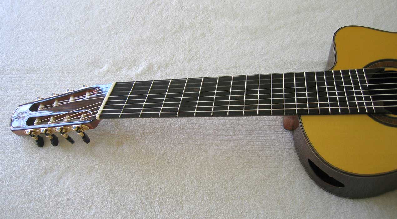 2010 BARTOLEX SPS8FACEL  8-String Fanned-Fret Classical Harp Guitar