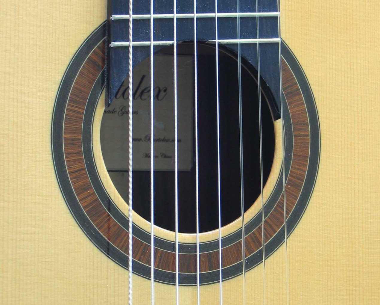 2010 BARTOLEX SPS8FACEL  8-String Fanned-Fret Classical Harp Guitar