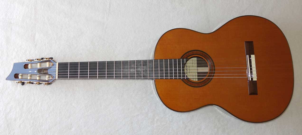 New Bartolex SRC7 7-String Classical Harp Guitar, Cedar Top, w/Hardshell Case