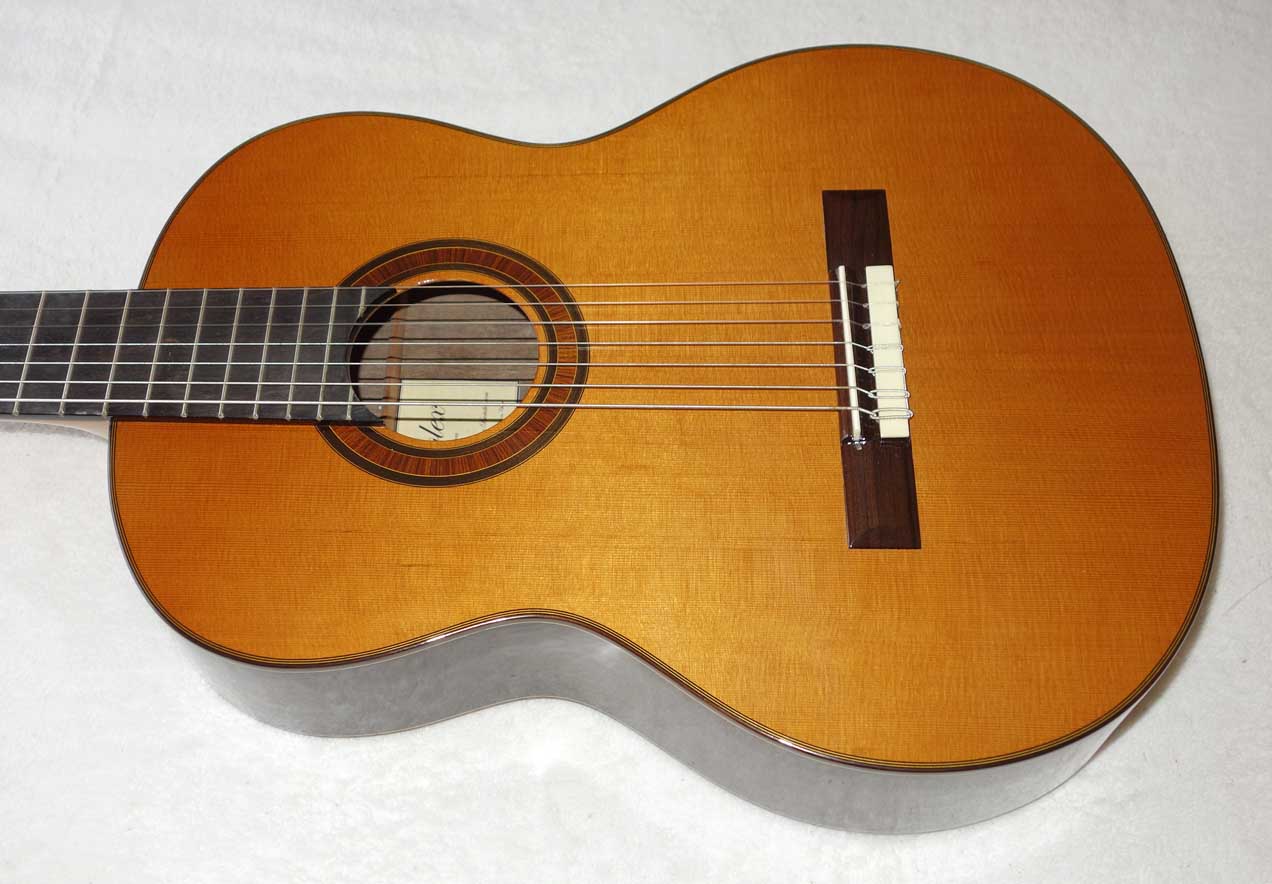 New Bartolex SRC7 7-String Classical Harp Guitar, Cedar Top, w/Hardshell Case
