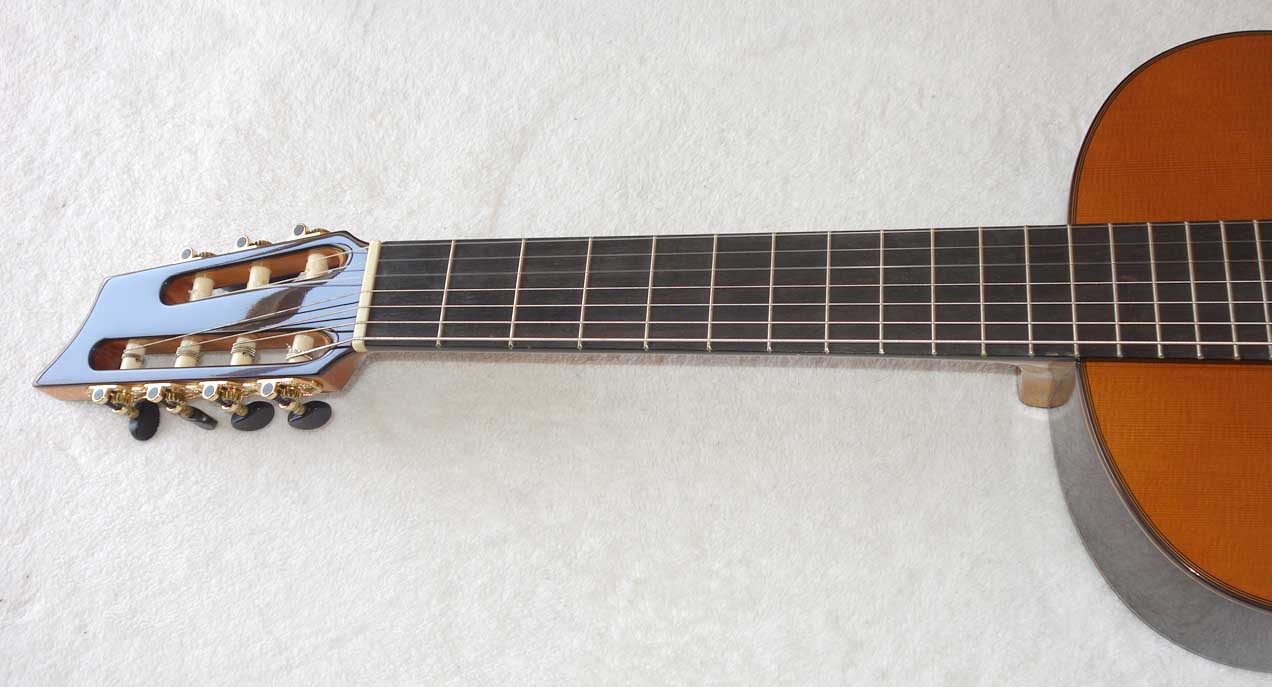 New Bartolex SRC7 7-String Classical Harp Guitar, Cedar Top, w/Hardshell Case