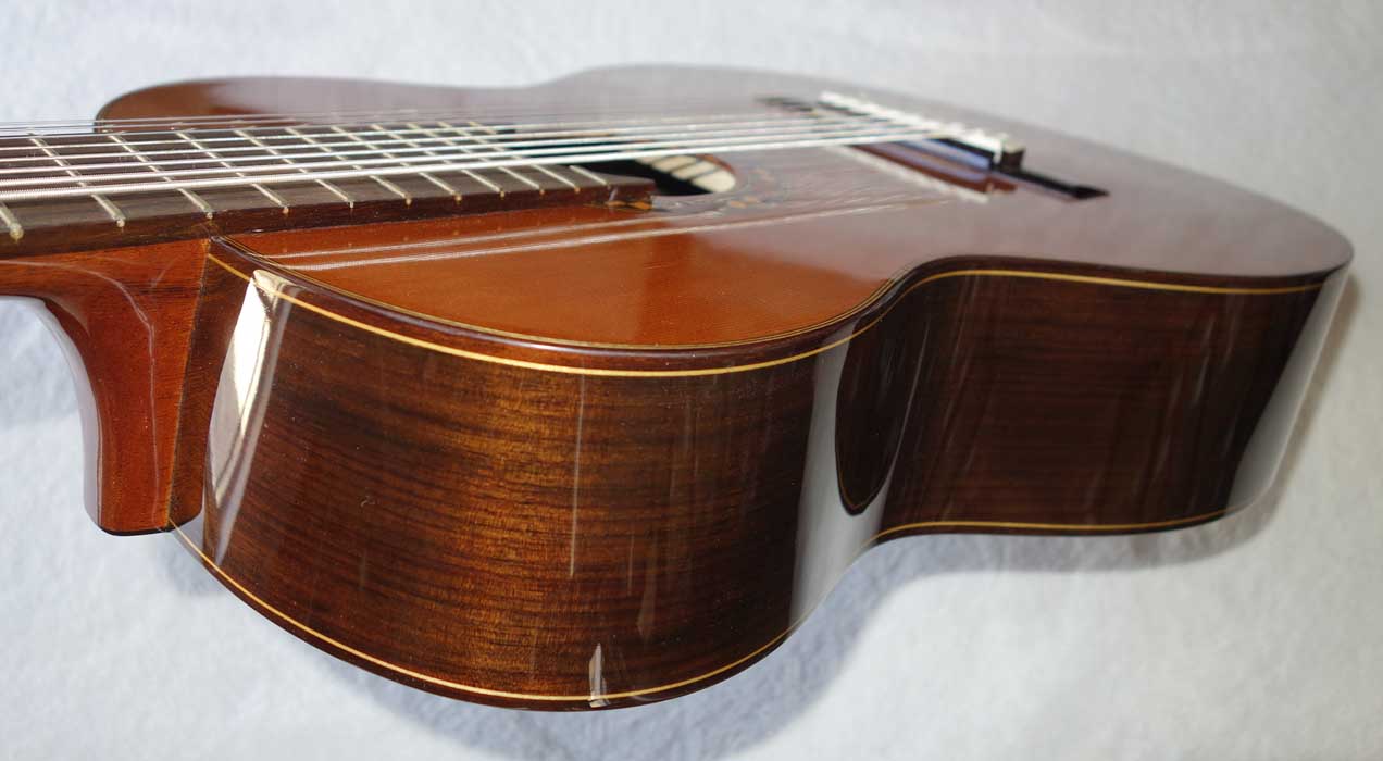BARTOLEX SRC8 Classical 8-String Harp Guitar w/Silk-Lined Case, Cedar Top