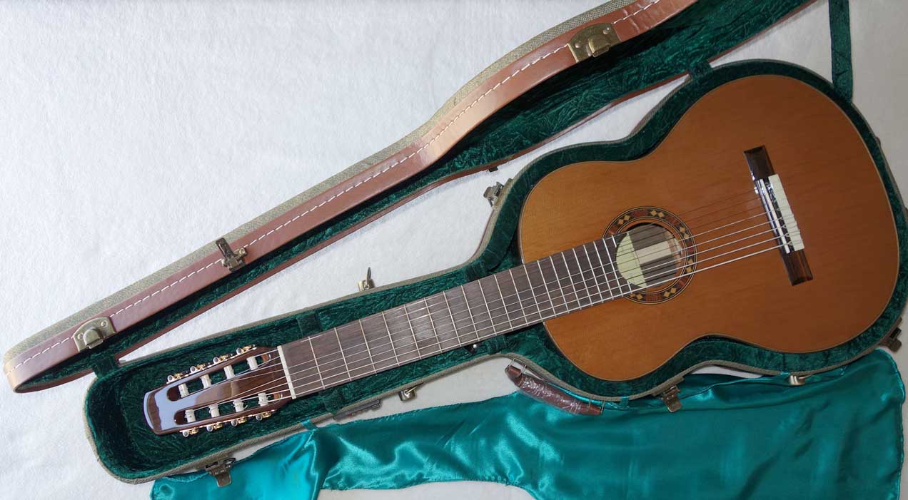 BARTOLEX SRC8 Classical 8-String Harp Guitar w/Silk-Lined Case, Cedar Top
