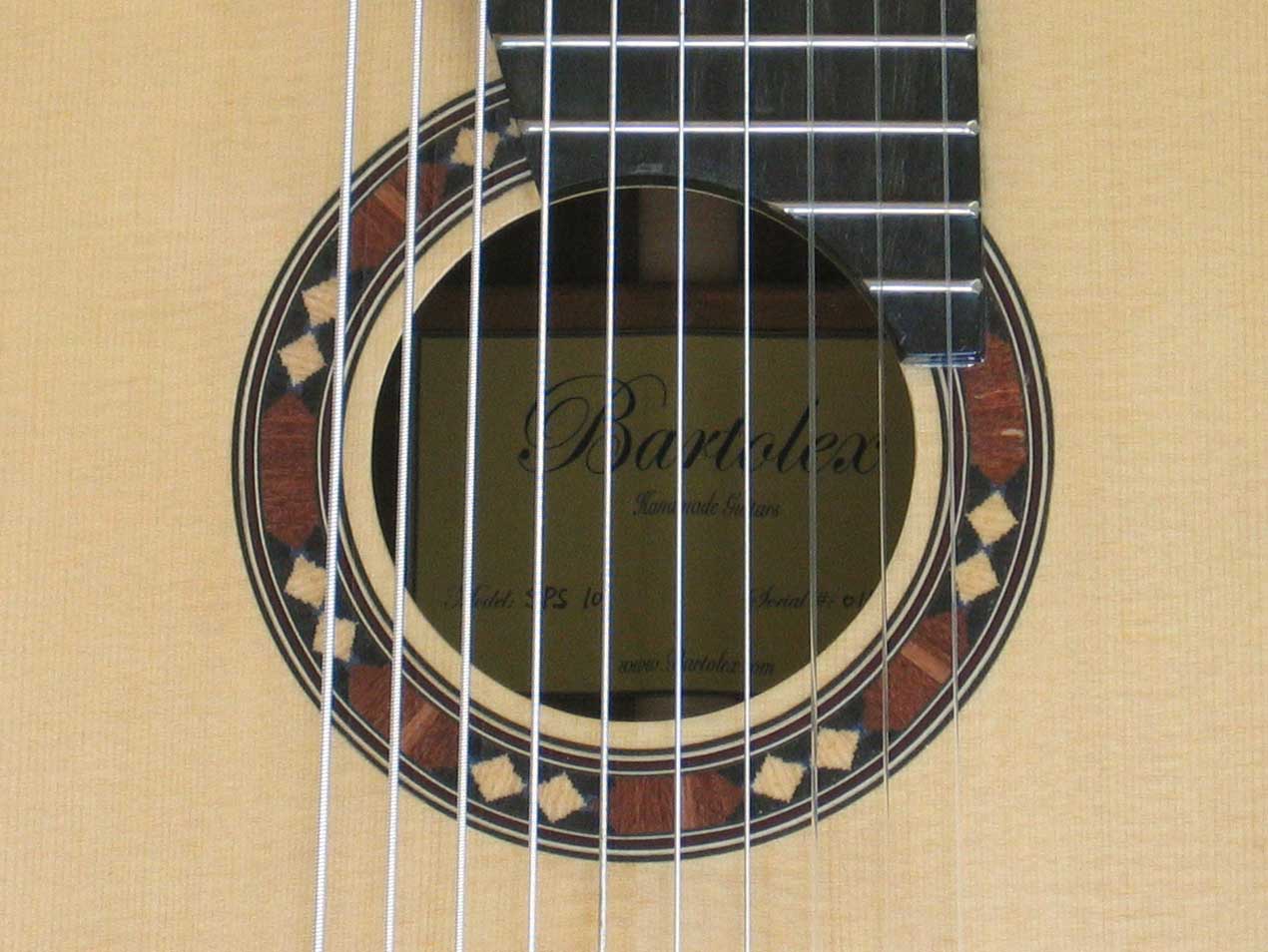 NEW BARTOLEX SRS10 10-String Classical Harp Guitar [Spruce/Indian Rosewood]