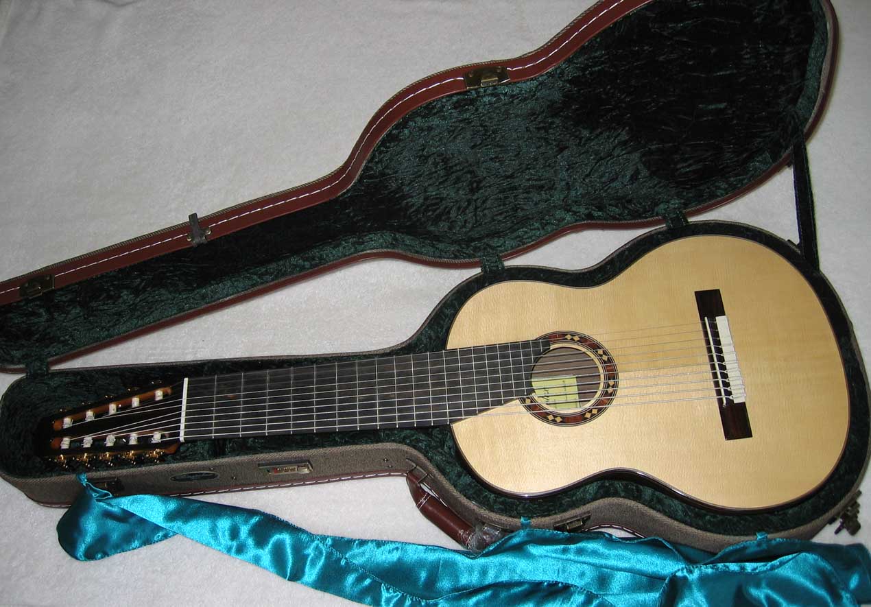 NEW BARTOLEX SRS10 10-String Classical Harp Guitar [Spruce/Indian Rosewood]