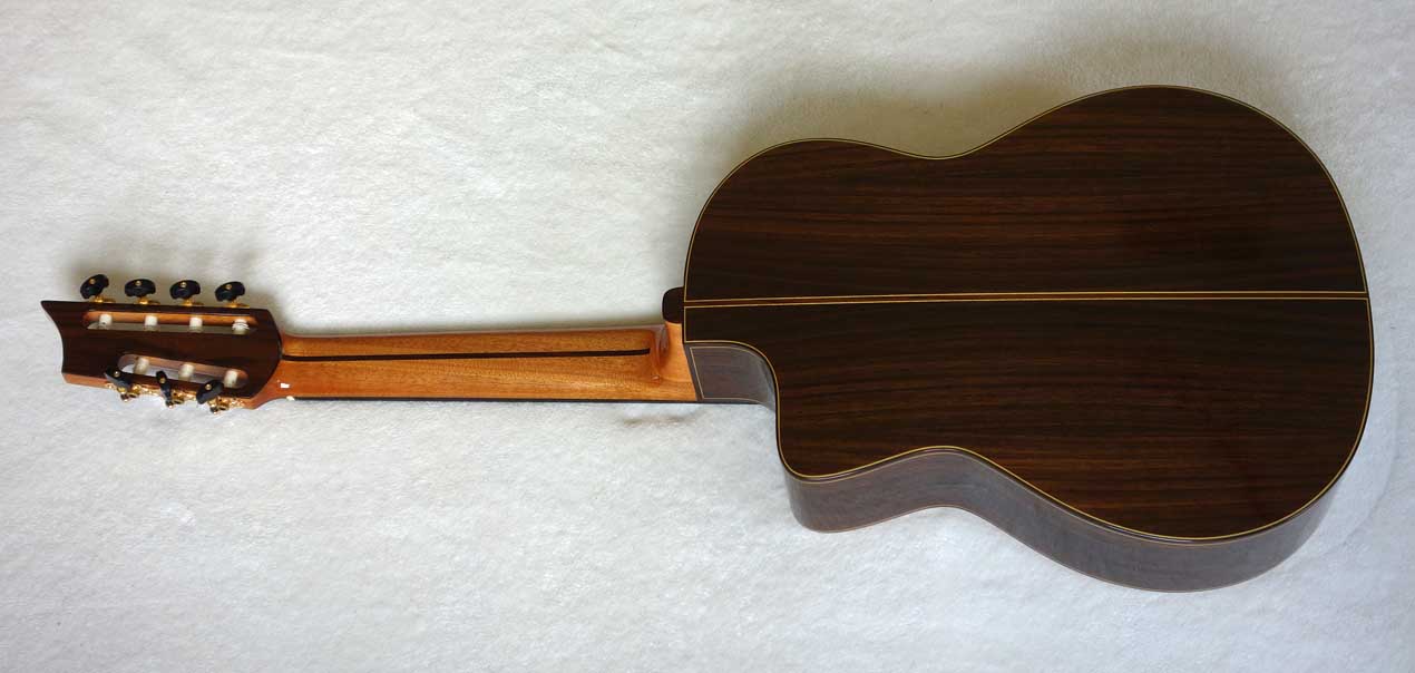 Bartolex SRS7CEL 7-String Classical Harp Guitar w/ Case, Fishman Presys Pickup