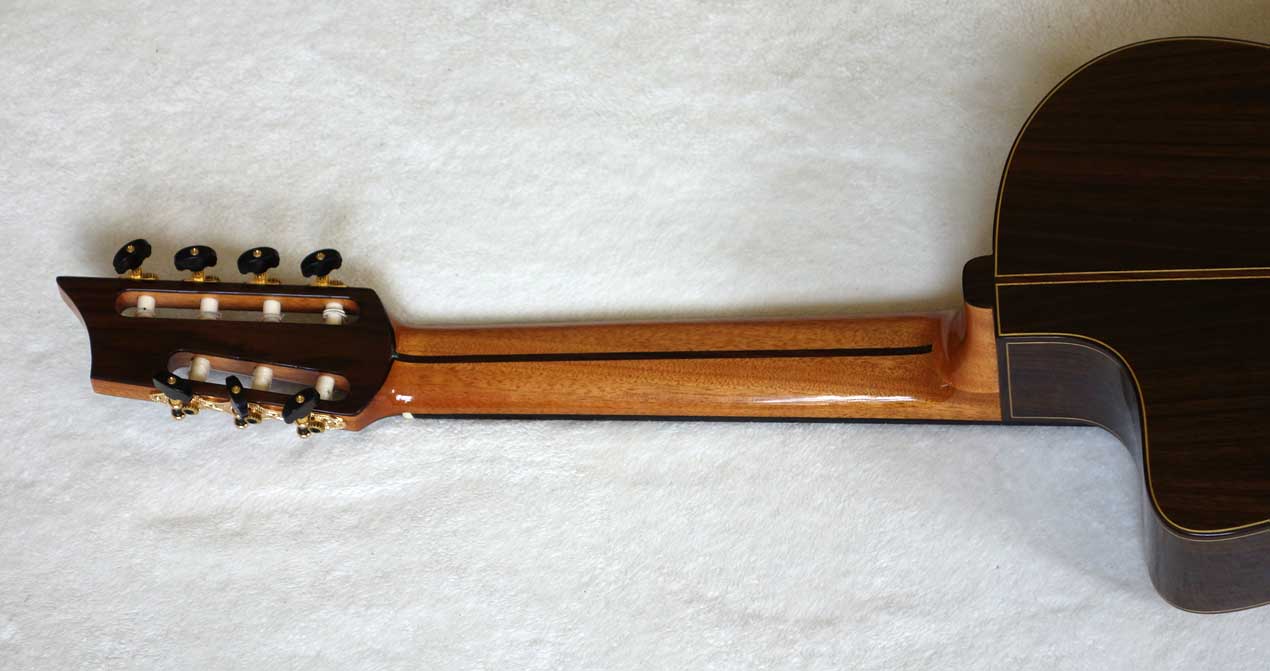 Bartolex SRS7CEL 7-String Classical Harp Guitar w/ Case, Fishman Presys Pickup