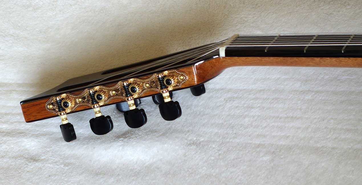 Bartolex SRS7CEL 7-String Classical Harp Guitar w/ Case, Fishman Presys Pickup