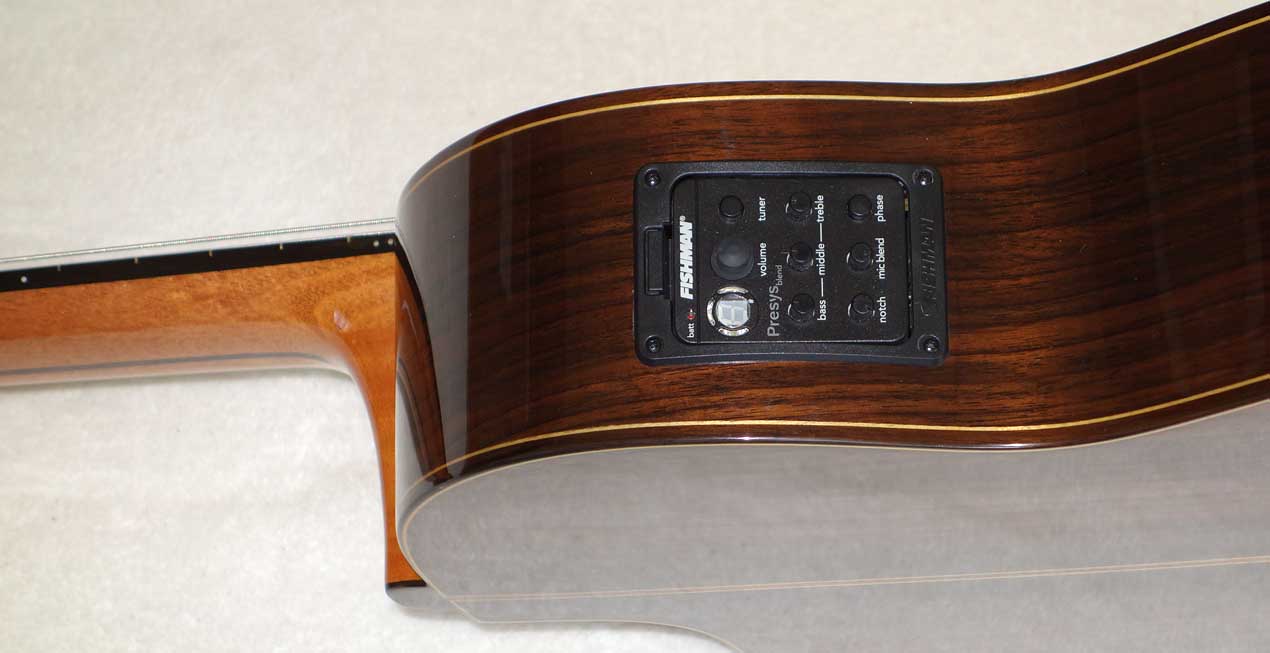 Bartolex SRS7CEL 7-String Classical Harp Guitar w/ Case, Fishman Presys Pickup